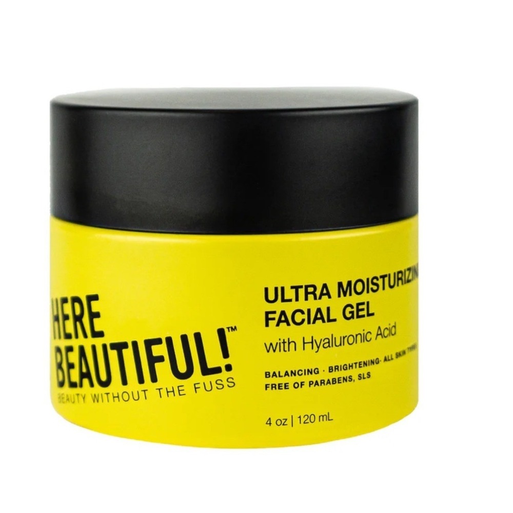 NEW Here Beautiful! Ultra Moisturizing Facial‎ Gel with Hyaluronic Acid